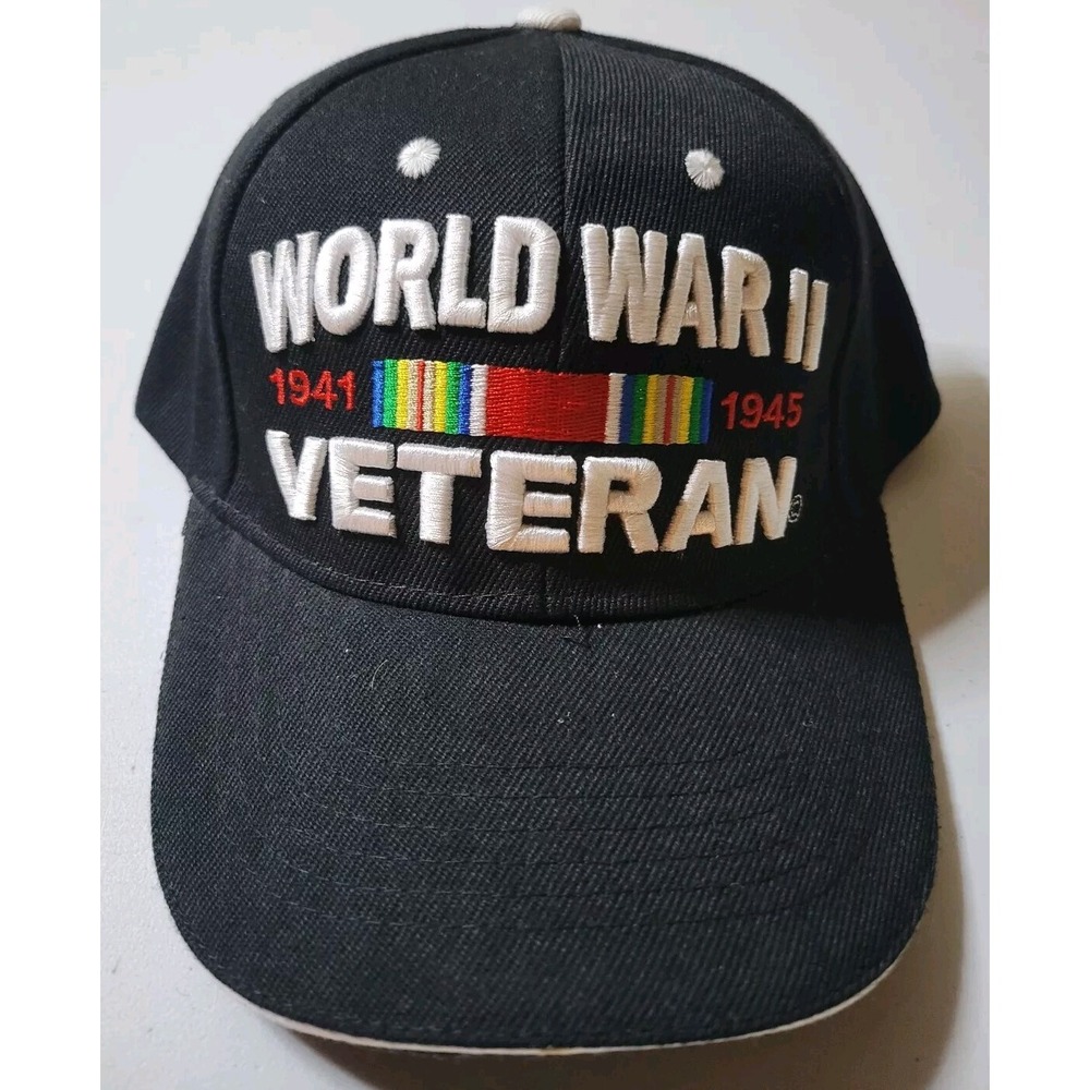 Eagle Crest World War 2 Veteran Hat Embroidered‎ New Military